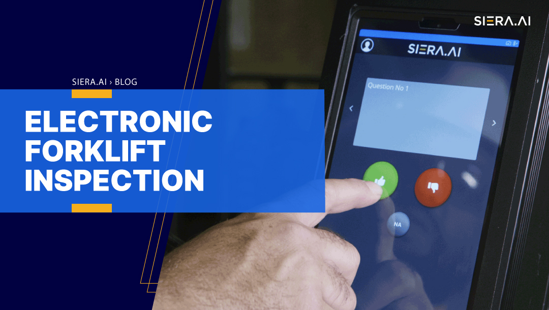 Electronic Forklift Inspection