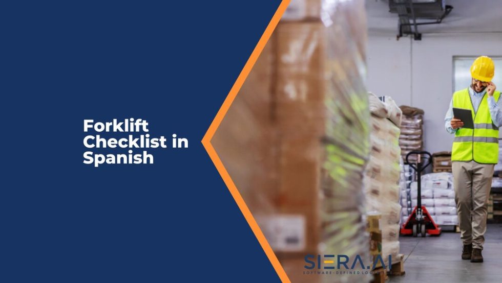 Forklift Checklist in Spanish SIERA.AI
