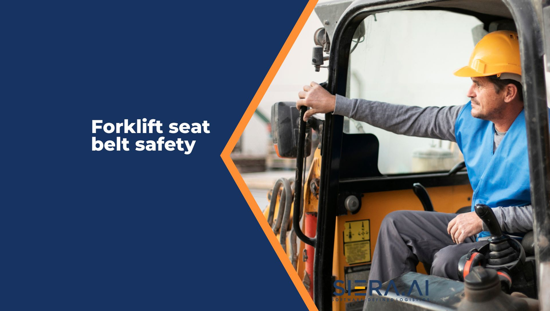 Forklift Seat Belt Safety SIERA.AI
