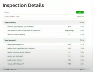 inspection details report