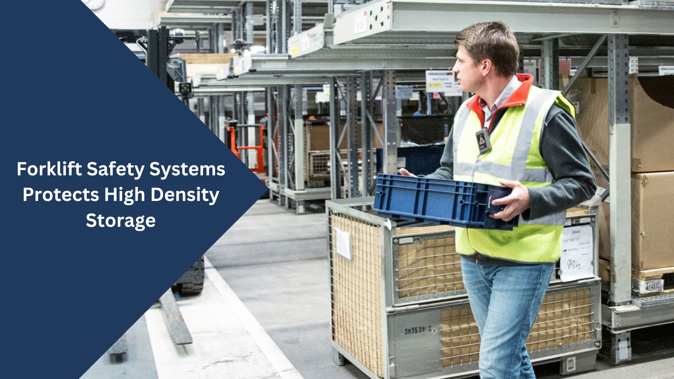 Forklift Safety Systems Protect High Density Storage