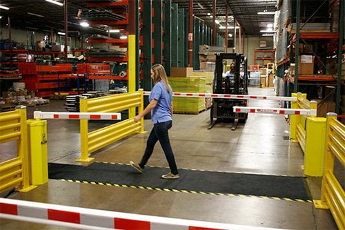 Congested warehouse loading dock during peak season fulfillment