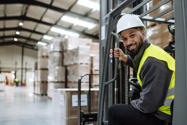 Warehouse safety telemetry and forklift speed management