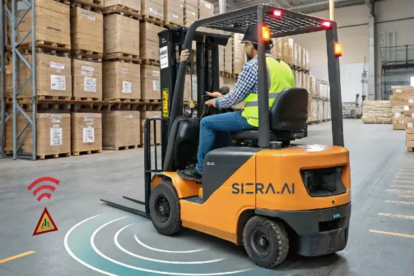 Warehouse operators and pedestrian warning alert comparison