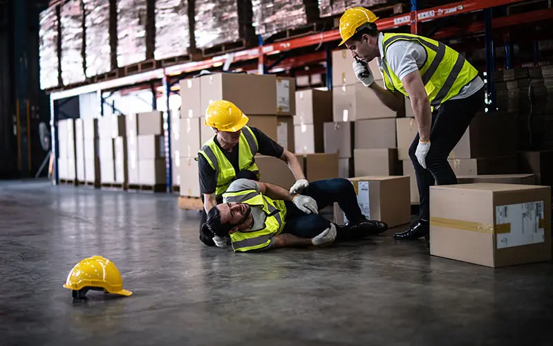 Warehouse traffic management plan and pedestrian walkway safety